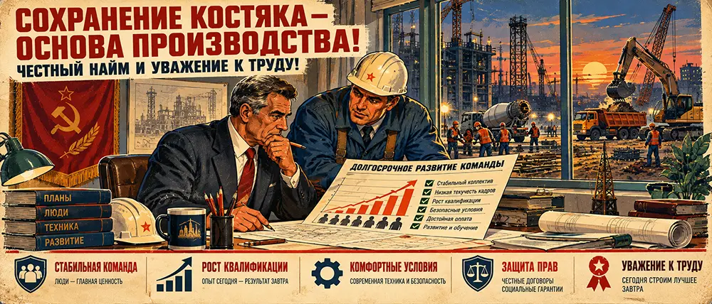 HR-отдел отчитывается о закрытых вакансиях, а через две недели на объекте некому крутить гайки: почему люди бегут из конторы быстрее, чем успевают получить робу